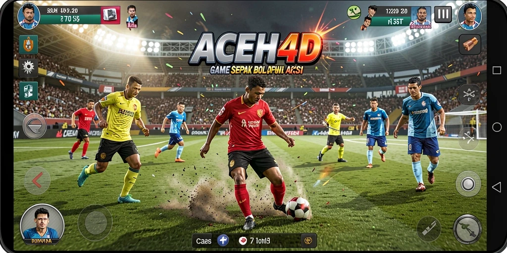 Tampilan gameplay yang menarik dan penuh aksi dari ACEH4D.