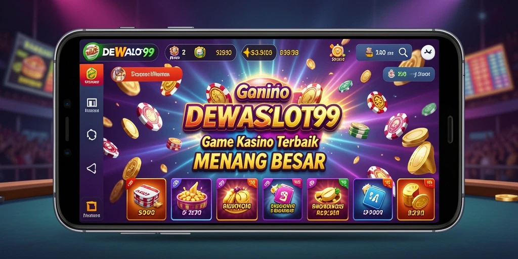 Tampilan gameplay DEWASLOT99 yang mengasyikkan dan penuh warna.