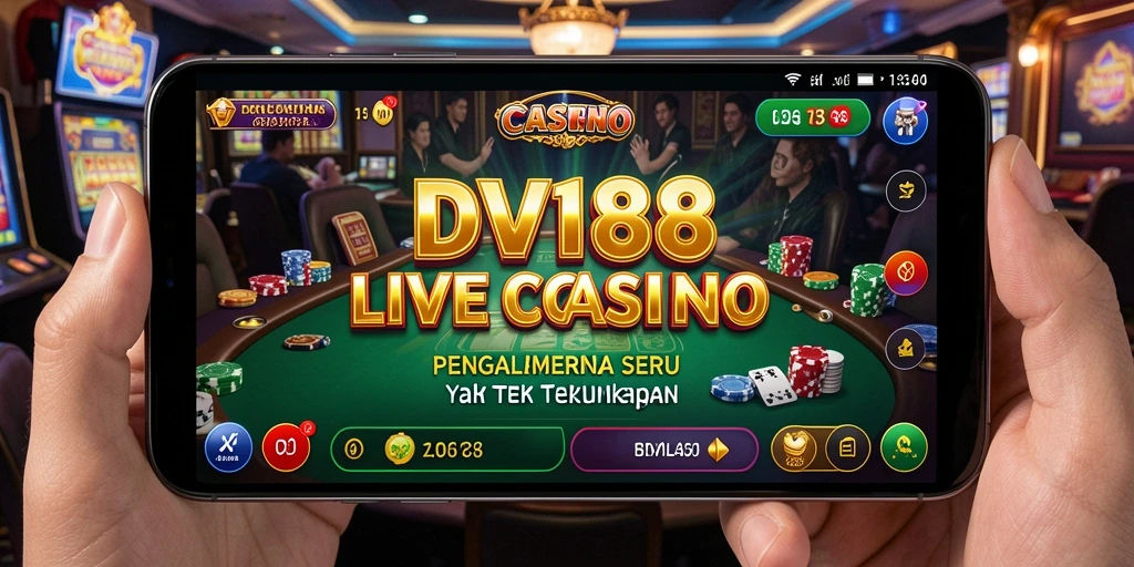 Gameplay mendebarkan di aplikasi Live Casino DV188.
