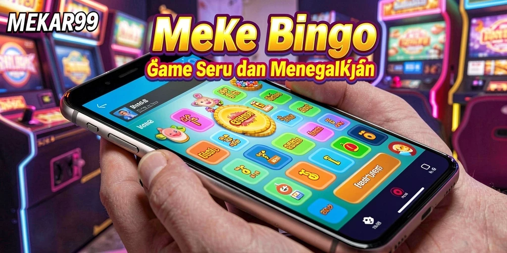 Tampilan gameplay seru di MEKAR99 dengan aksi bingo yang mendebarkan.