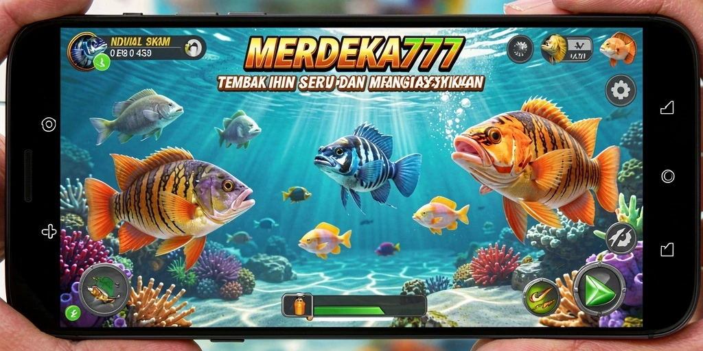 Tampilan gameplay dari MERDEKA777 yang seru dan penuh warna.
