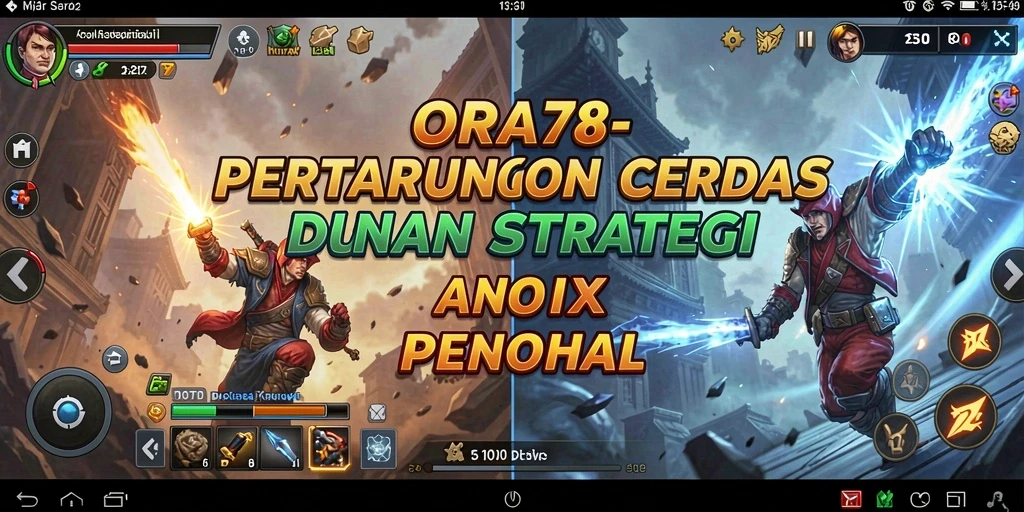 Screenshot ORA78 menampilkan aksi seru dalam pertarungan strategi.