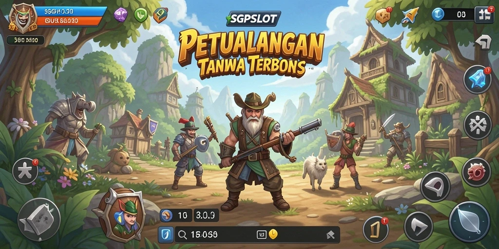 Tampilan gameplay SGPSLOT yang menawan dalam dunia Open World.