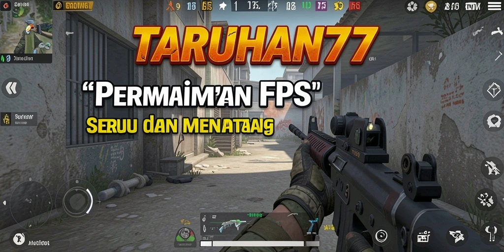 Gambaran aksi seru dalam game FPS TARUHAN77.