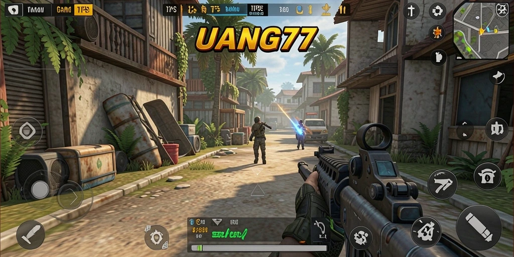 Tampilan gameplay seru di UANG77 dengan aksi mendebarkan.