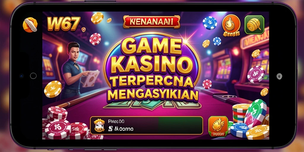 Tampilan gameplay menarik dari W67 yang menyajikan berbagai pilihan permainan kasino.