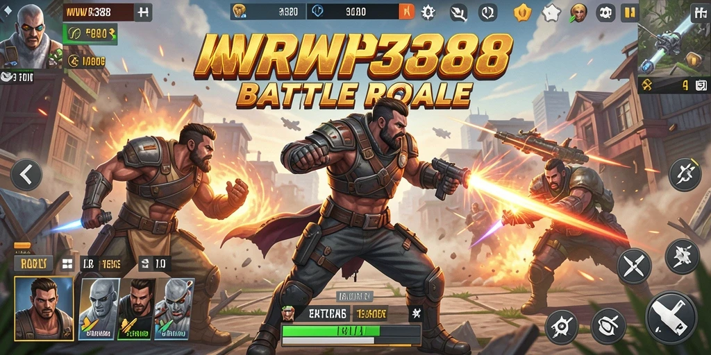 Gameplay mendebarkan dalam pertempuran Battle Royale di WOW388.